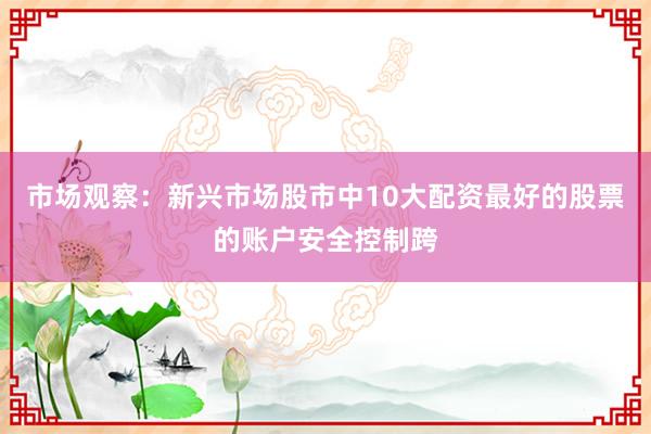 市场观察:新兴市场股市中10大配资最好的股票的账户安全控制跨