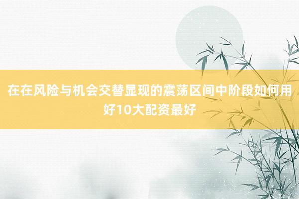 在在风险与机会交替显现的震荡区间中阶段如何用好10大配资最好