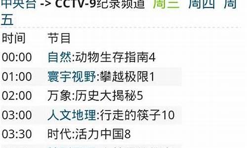 中央cctv5+节目表今天_cctv5节目表今天节目表